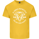 El Diablo Motorcycle Biker Motorbike Kids T-Shirt Childrens Yellow