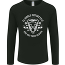 El Diablo Motorcycle Biker Motorbike Mens Long Sleeve T-Shirt Black