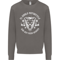 El Diablo Motorcycle Biker Motorbike Mens Sweatshirt Jumper Charcoal