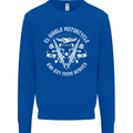 El Diablo Motorcycle Biker Motorbike Mens Sweatshirt Jumper Royal Blue