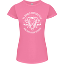 El Diablo Motorcycle Biker Motorbike Womens Petite Cut T-Shirt Azalea
