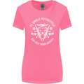 El Diablo Motorcycle Biker Motorbike Womens Wider Cut T-Shirt Azalea
