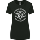 El Diablo Motorcycle Biker Motorbike Womens Wider Cut T-Shirt Black