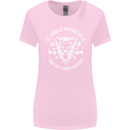 El Diablo Motorcycle Biker Motorbike Womens Wider Cut T-Shirt Light Pink