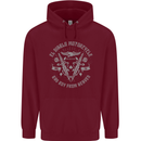 El Diablo Motorcycle Motorbike Biker Childrens Kids Hoodie Maroon