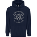 El Diablo Motorcycle Motorbike Biker Childrens Kids Hoodie Navy Blue