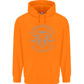 El Diablo Motorcycle Motorbike Biker Childrens Kids Hoodie Orange
