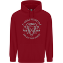 El Diablo Motorcycle Motorbike Biker Childrens Kids Hoodie Red