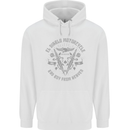 El Diablo Motorcycle Motorbike Biker Childrens Kids Hoodie White