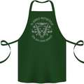 El Diablo Motorcycle Motorbike Biker Cotton Apron 100% Organic Forest Green