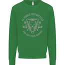 El Diablo Motorcycle Motorbike Biker Kids Sweatshirt Jumper Irish Green
