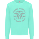 El Diablo Motorcycle Motorbike Biker Kids Sweatshirt Jumper Peppermint
