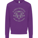 El Diablo Motorcycle Motorbike Biker Kids Sweatshirt Jumper Purple