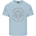 El Diablo Motorcycle Motorbike Biker Kids T-Shirt Childrens Light Blue