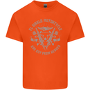El Diablo Motorcycle Motorbike Biker Kids T-Shirt Childrens Orange