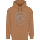 El Diablo Motorcycle Motorbike Biker Mens 80% Cotton Hoodie Caramel Latte