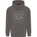 El Diablo Motorcycle Motorbike Biker Mens 80% Cotton Hoodie Charcoal