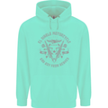 El Diablo Motorcycle Motorbike Biker Mens 80% Cotton Hoodie Peppermint