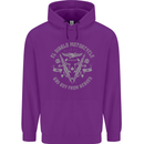 El Diablo Motorcycle Motorbike Biker Mens 80% Cotton Hoodie Purple