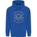 El Diablo Motorcycle Motorbike Biker Mens 80% Cotton Hoodie Royal Blue