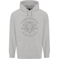 El Diablo Motorcycle Motorbike Biker Mens 80% Cotton Hoodie Sports Grey