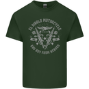 El Diablo Motorcycle Motorbike Biker Mens Cotton T-Shirt Tee Top Forest Green
