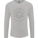 El Diablo Motorcycle Motorbike Biker Mens Long Sleeve T-Shirt Sports Grey