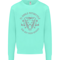 El Diablo Motorcycle Motorbike Biker Mens Sweatshirt Jumper Peppermint