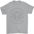 El Diablo Motorcycle Motorbike Biker Mens T-Shirt Cotton Gildan Sports Grey