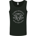 El Diablo Motorcycle Motorbike Biker Mens Vest Tank Top Black