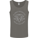 El Diablo Motorcycle Motorbike Biker Mens Vest Tank Top Charcoal