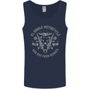 El Diablo Motorcycle Motorbike Biker Mens Vest Tank Top Navy Blue