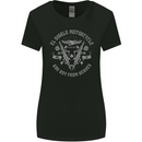El Diablo Motorcycle Motorbike Biker Womens Wider Cut T-Shirt Black