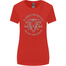 El Diablo Motorcycle Motorbike Biker Womens Wider Cut T-Shirt Red