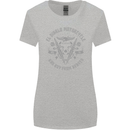 El Diablo Motorcycle Motorbike Biker Womens Wider Cut T-Shirt Sports Grey