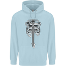 Electric Guitar Ribs Guitarist Acoustic Childrens Kids Hoodie Light Blue