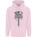 Electric Guitar Ribs Guitarist Acoustic Childrens Kids Hoodie Light Pink