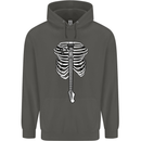 Electric Guitar Ribs Guitarist Acoustic Childrens Kids Hoodie Storm Grey