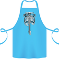 Electric Guitar Ribs Guitarist Acoustic Cotton Apron 100% Organic Turquoise