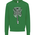 Electric Guitar Ribs Guitarist Acoustic Kids Sweatshirt Jumper Irish Green
