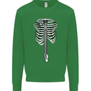 Electric Guitar Ribs Guitarist Acoustic Kids Sweatshirt Jumper Irish Green