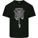 Electric Guitar Ribs Guitarist Acoustic Kids T-Shirt Childrens Black