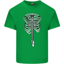Electric Guitar Ribs Guitarist Acoustic Kids T-Shirt Childrens Irish Green