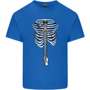 Electric Guitar Ribs Guitarist Acoustic Kids T-Shirt Childrens Royal Blue