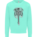 Electric Guitar Ribs Guitarist Acoustic Mens Sweatshirt Jumper Peppermint