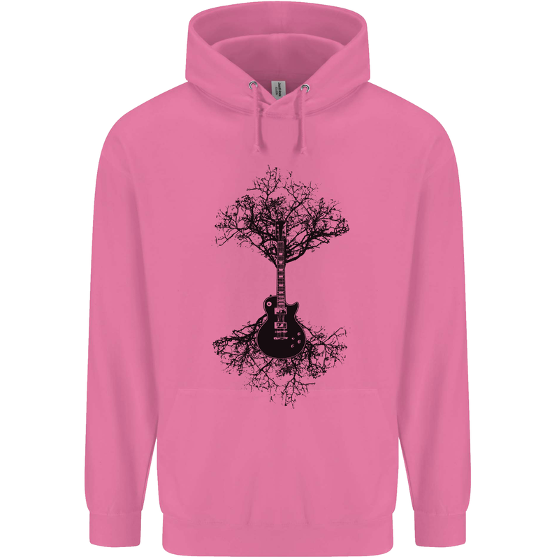 Electric Guitar Tree & Roots Guitarist Childrens Kids Hoodie Azalea