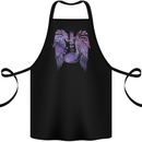 Electric Guitar Wings Guitarist Acoustic Cotton Apron 100% Organic Black