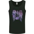 Electric Guitar Wings Guitarist Acoustic Mens Vest Tank Top Black