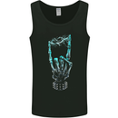 Electric Rock Music Hand Guitar Heavy Metal Mens Vest Tank Top Black
