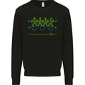 Electrocardiography Music Abby Road Mens Sweatshirt Jumper Black